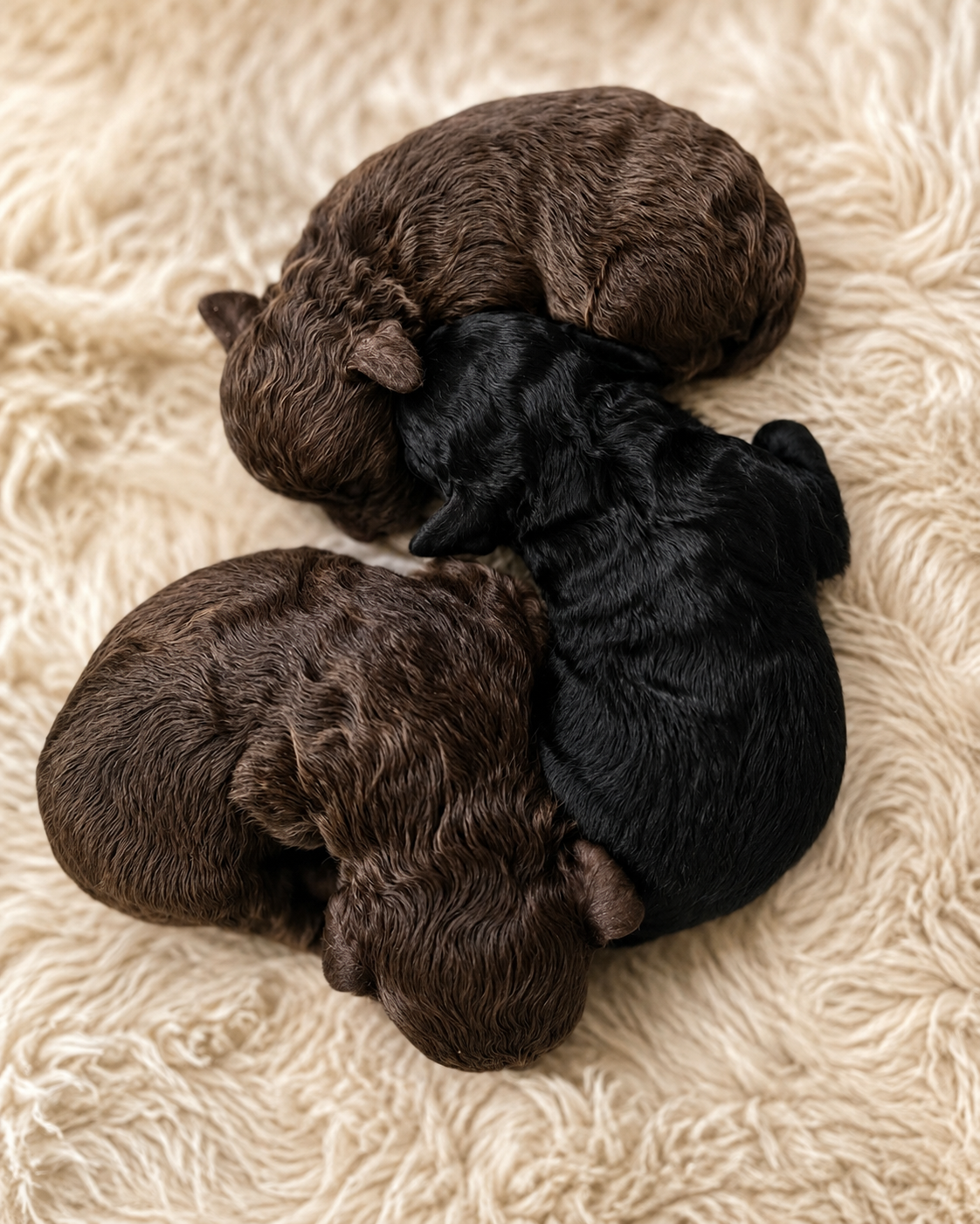 Camada de cachorros Poodle Toy